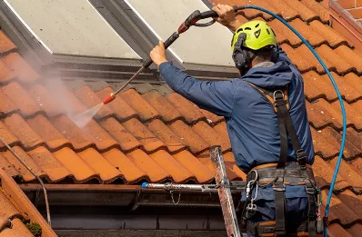 Démoussage et hydrofuge de toiture à Servaville-Salmonville